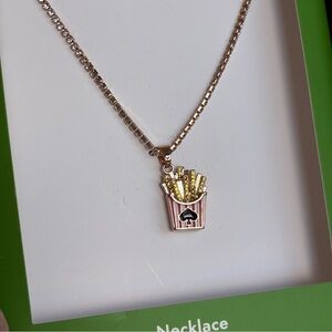 Kate Spade X Target Blingy French Fry Novelty Necklace